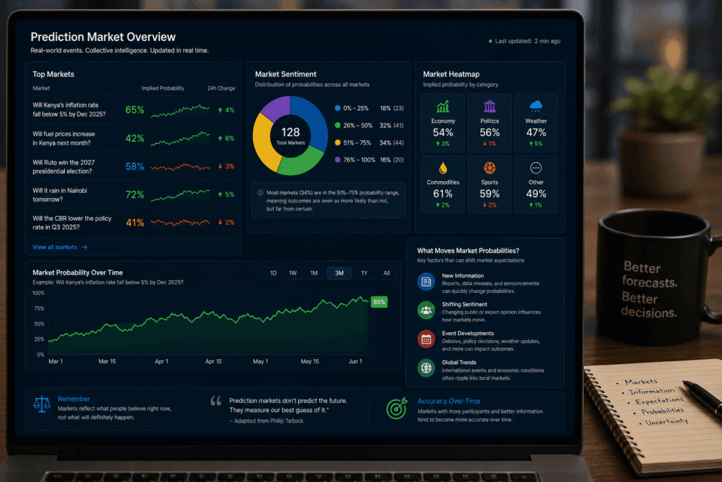 Prediction market dashboard in kenya
