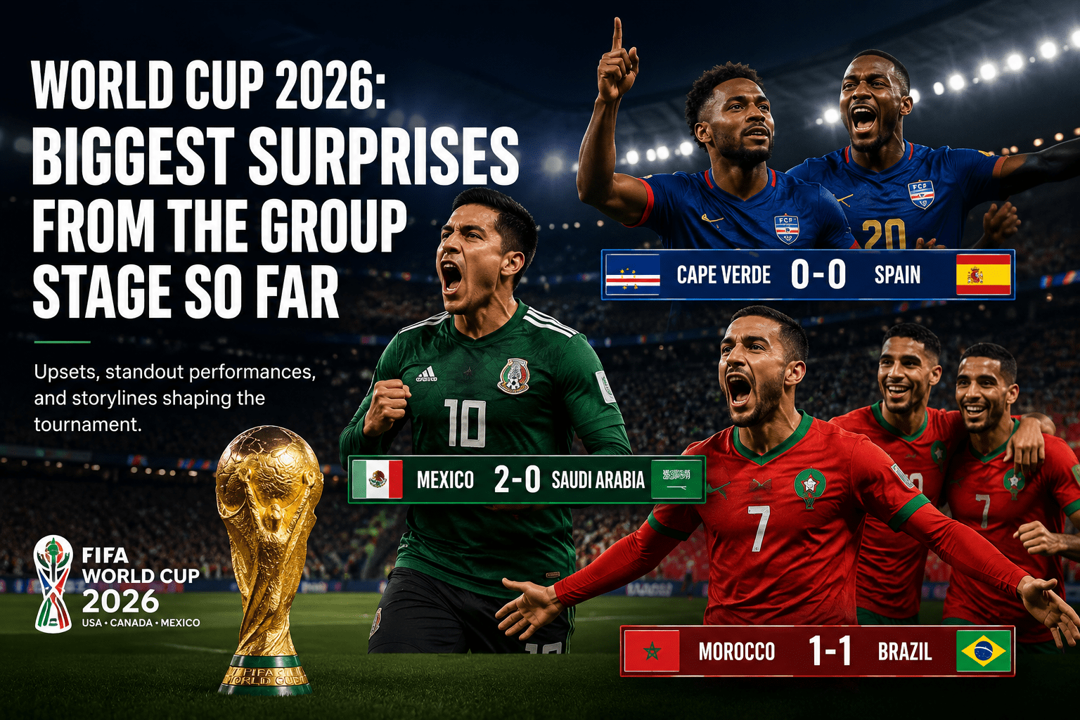 World Cup 2026: Biggest Surprises From the Group Stage So Far