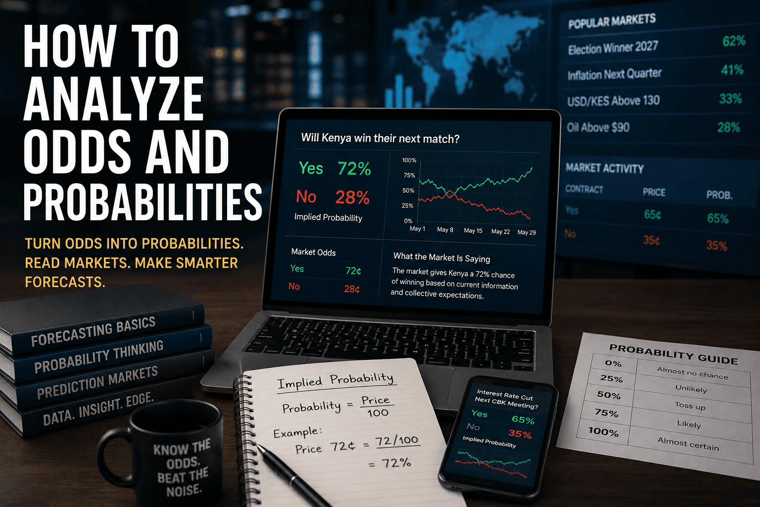How to Analyze Odds and Probabilities in Prediction Markets